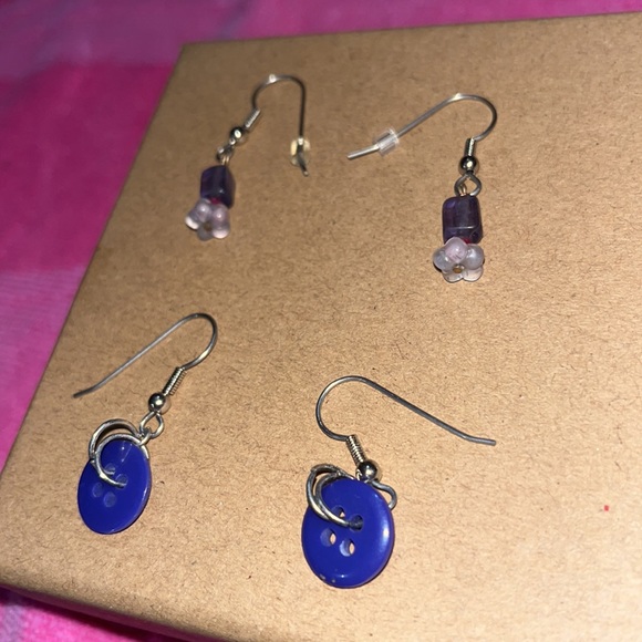 BUNDLE handmade drop earrings - Picture 2 of 3